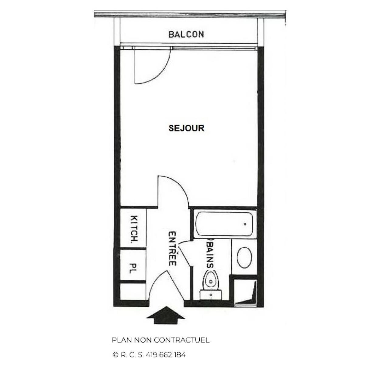 Residence Chaviere - Studio Pour 4 Personnes Avec Balcon Expose Sud Mae-5494 생마르탱 드 벨빌 외부 사진